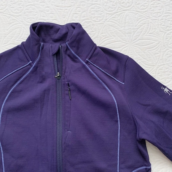 Smartwool Women's‎ PhD HyFi Full Zip Jacket, Purple - Picture 3 of 9